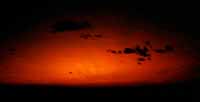 Sonnenuntergang auf See (ca. 100km cor Cairns)